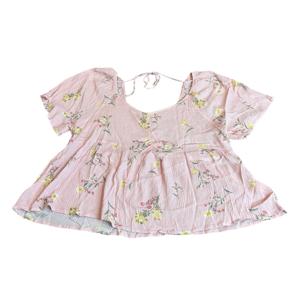 HIPPIE ROSE flowy floral blouse